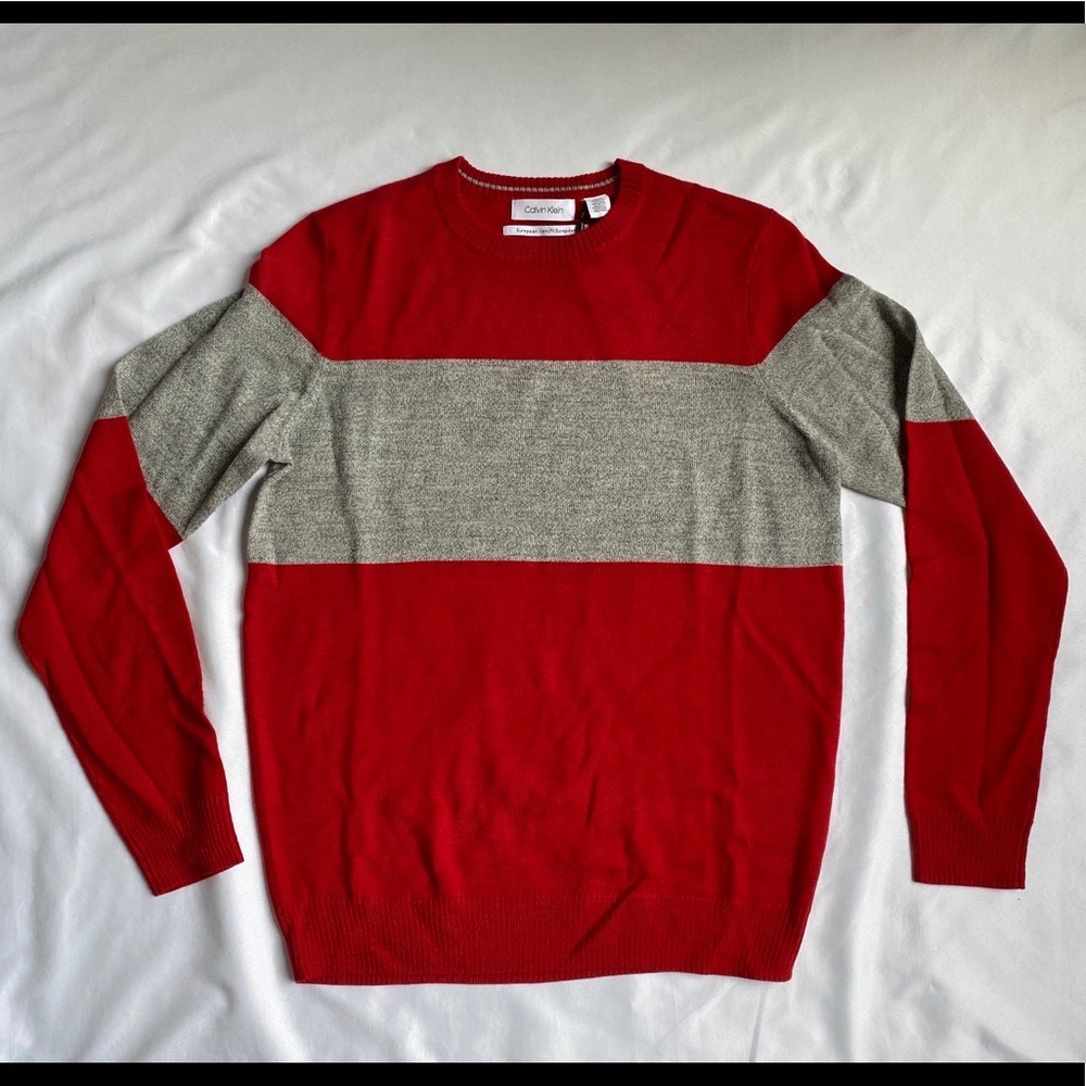 European Merino wool Calvin Klein sweater pullover
